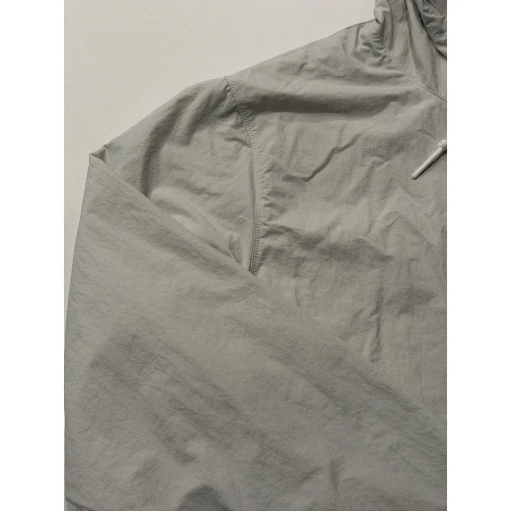 Nike Club Woven Full-Zip Jacket FB7397-072 Mens XL Light Grey Windbreaker